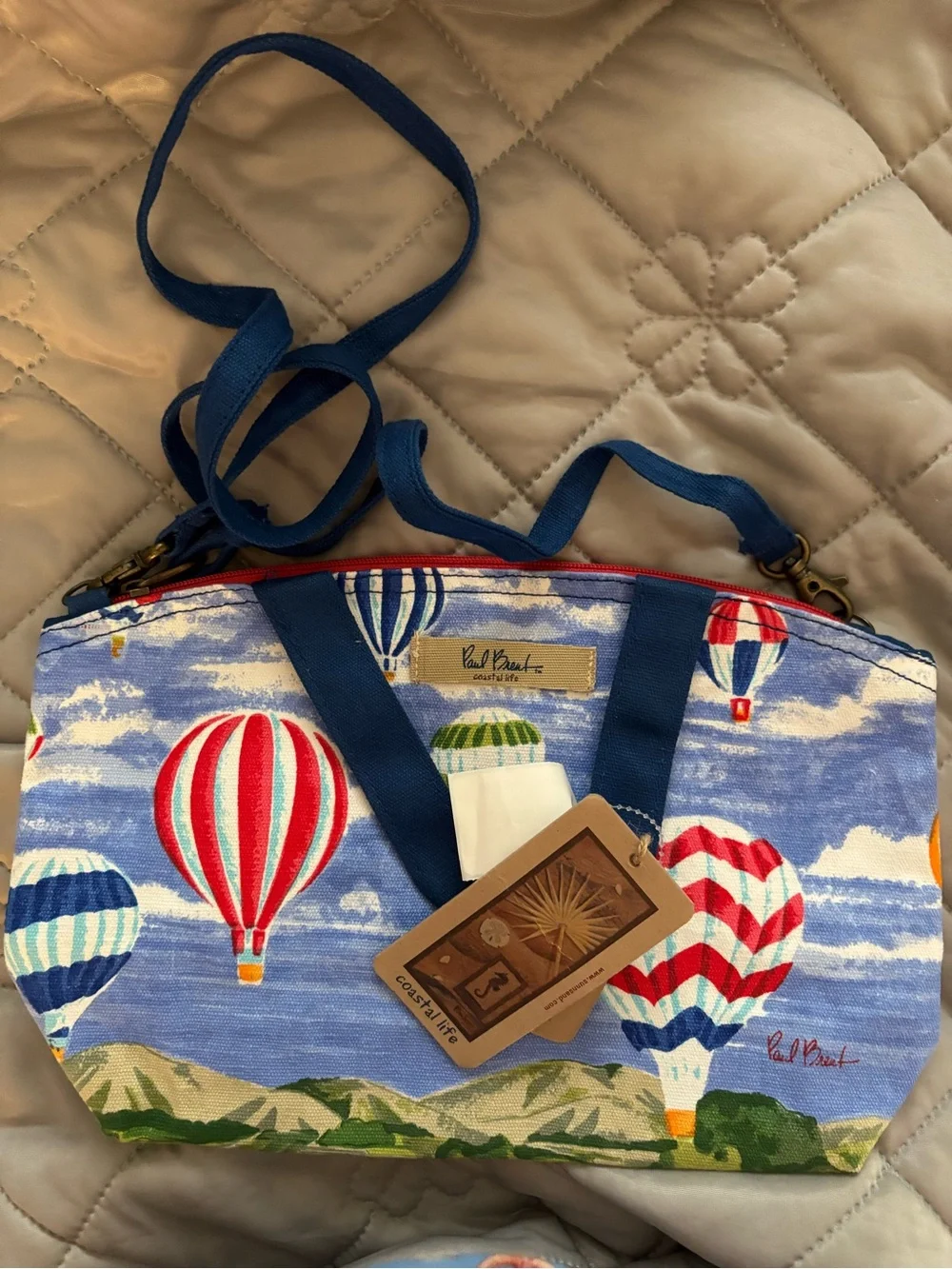 Paul Brent Hot Air Balloon Novelty Bag